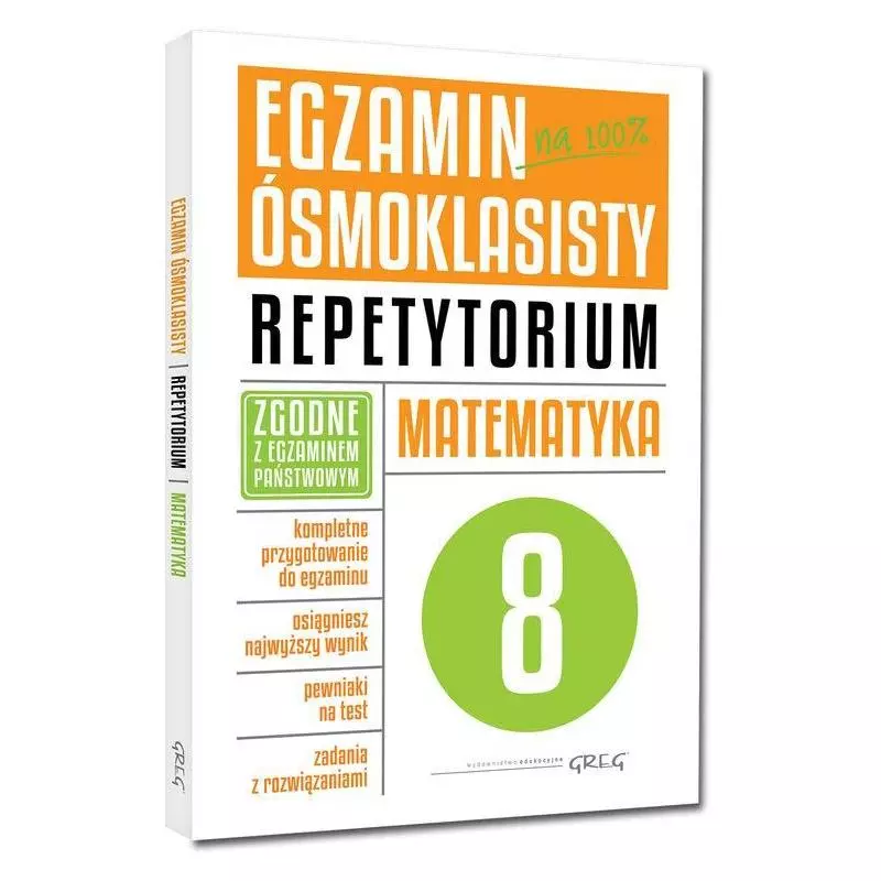 EGZAMIN ÓSMOKLASISTY REPETYTORIUM MATEMATYKA 