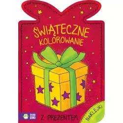 ŚWIĄTECZNE KOLOROWANIE Z PREZENTEM NAKLEJKI 4+ - Zielona Sowa