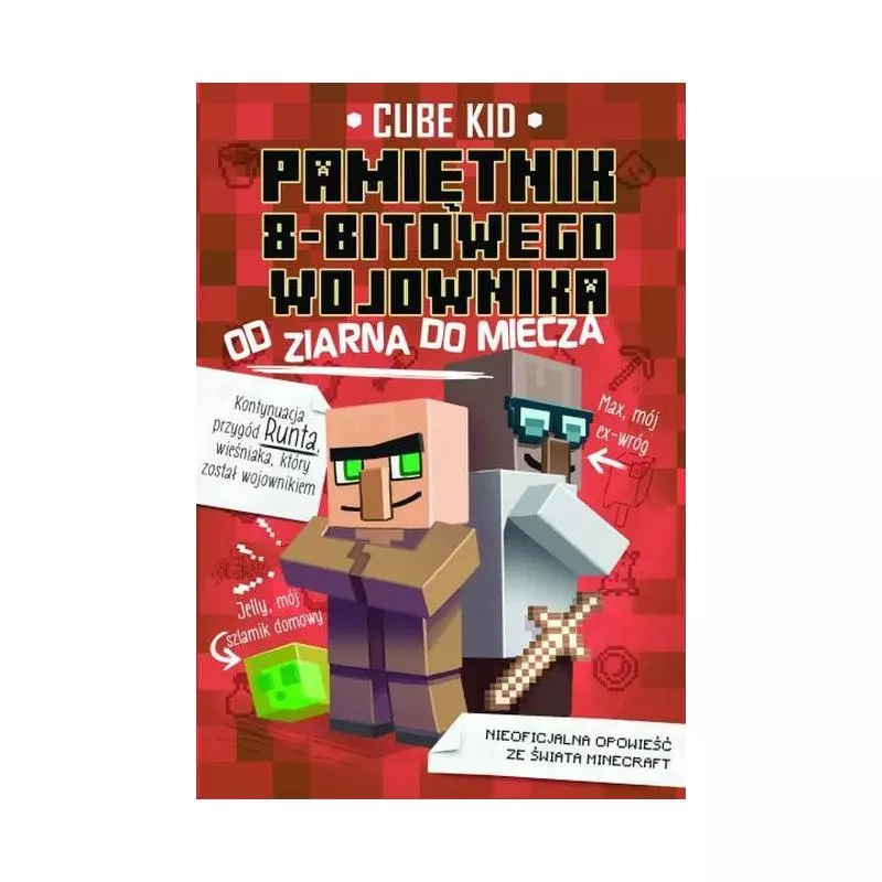 OD ZIARNA DO MIECZA MINECRAFT PAMIĘTNIK 8 BITOWEGO WOJOWNIKA 2 Cube Kid - Jaguar