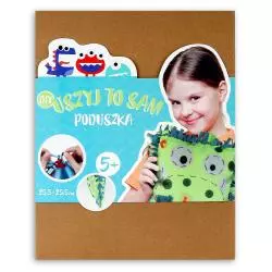 PODUSZKA ZESTAW KREATYWNY POTWÓR ŻÓŁTA 5+ - Panon