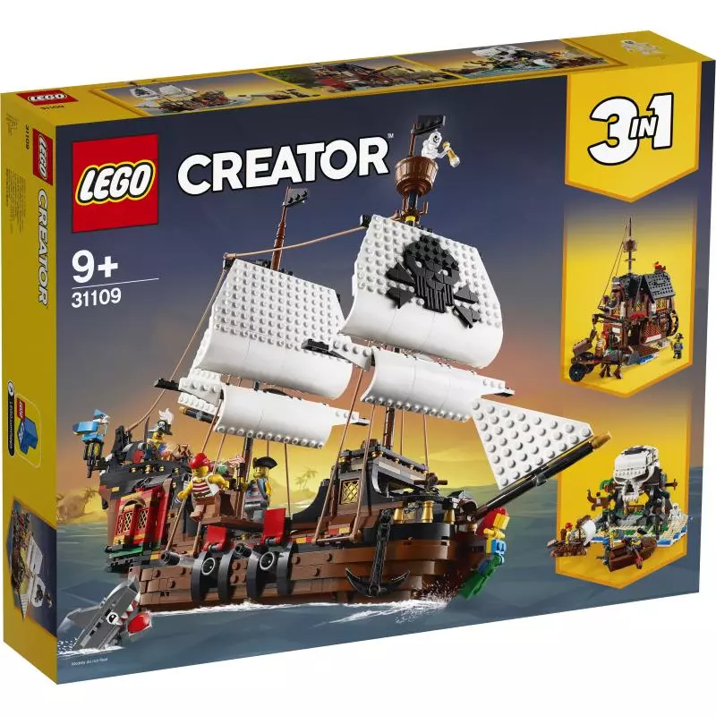 STATEK PIRACKI 3W1 LEGO CREATOR 31109 - Lego