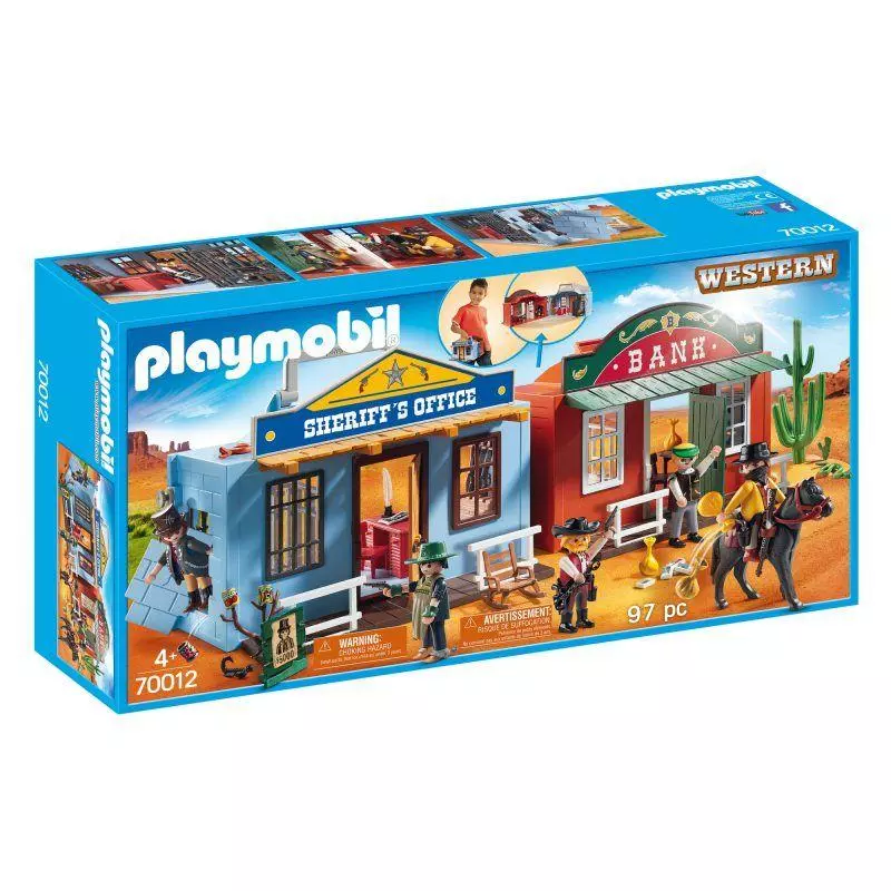 PRZENOŚNE MIASTECZKO WESTERNOWE PLAYMOBIL 70012 - Playmobil