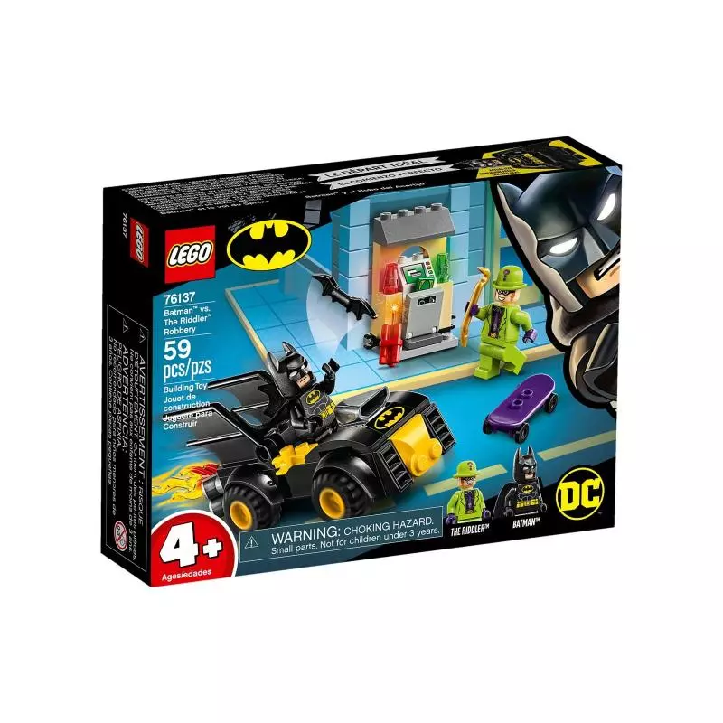 BATMAN I RABUNEK CZŁOWIEKA ZAGADKI LEGO SUPER HEROES 76137