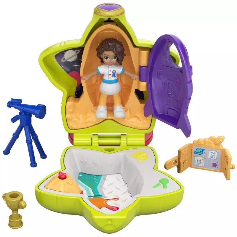 POLLY POCKET OBSERWATORIUM MINI LALECZKA Z AKCESORIAMI 4+