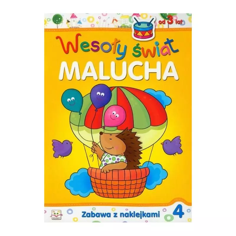 WESOŁY ŚWIAT MALUCHA. ZABAWA Z NAKLEJKAMI.