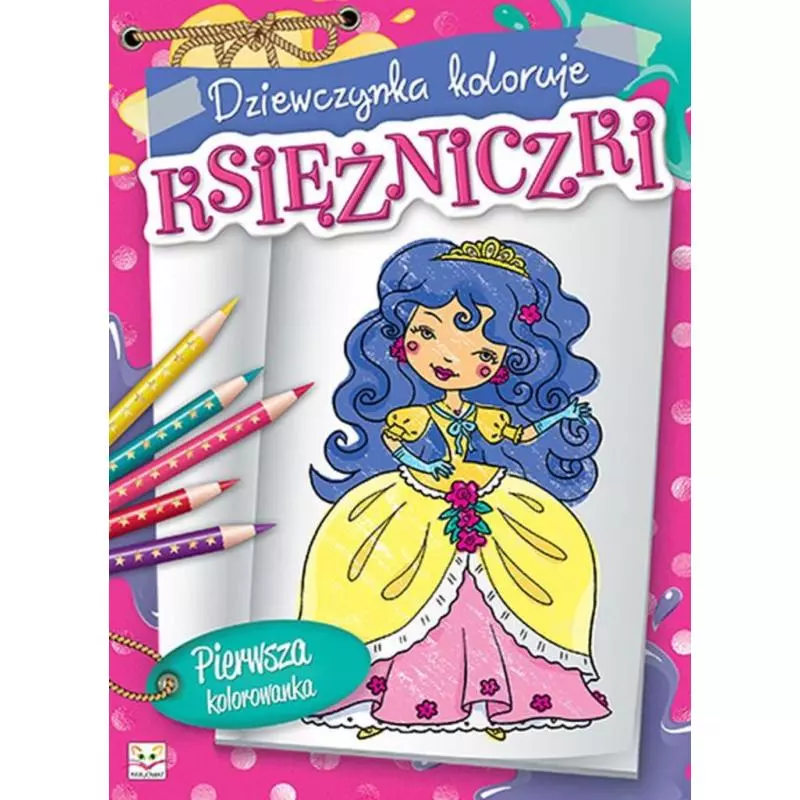 KSIĘŻNICZKI DZIEWCZYNKA KOLORUJE - Aksjomat