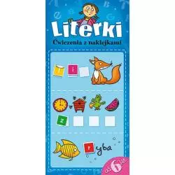 LITERKI. ĆWICZENIA Z NAKLEJKAMI Bator Agnieszka