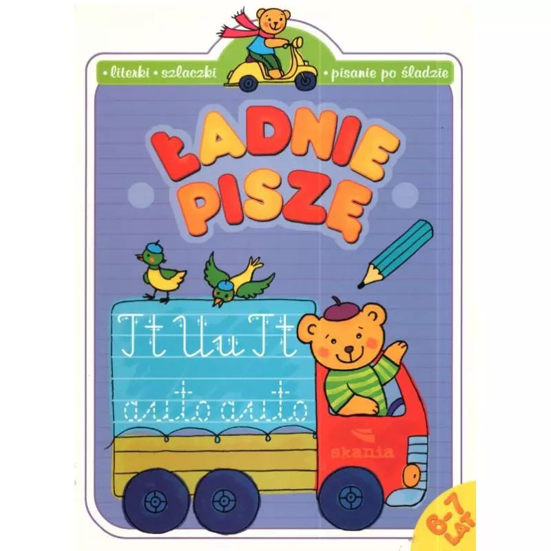 ŁADNIE PISZĘ. LITERKI, SZLACZKI, PISANIE PO ŚLADZIE. 6-7LAT Bator Agnieszka ŁADNIE PISZĘ. LITERKI, SZLACZKI, PISANIE PO ŚLADZIE. 6-7LAT Bator Agnieszka