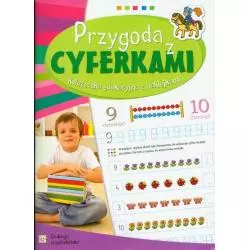 PRZYGODA Z CYFERKAMI. KSIĄŻECZKA EDUKACYJNA Z NAKLEJKAMI. 