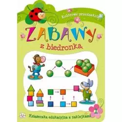 KOLOROWE PRZEDSZKOLE. ZABAWY Z BIEDRONKĄ 1. KSIĄŻECZKA EDUKACYJNA Z NAKLEJKAMI. 