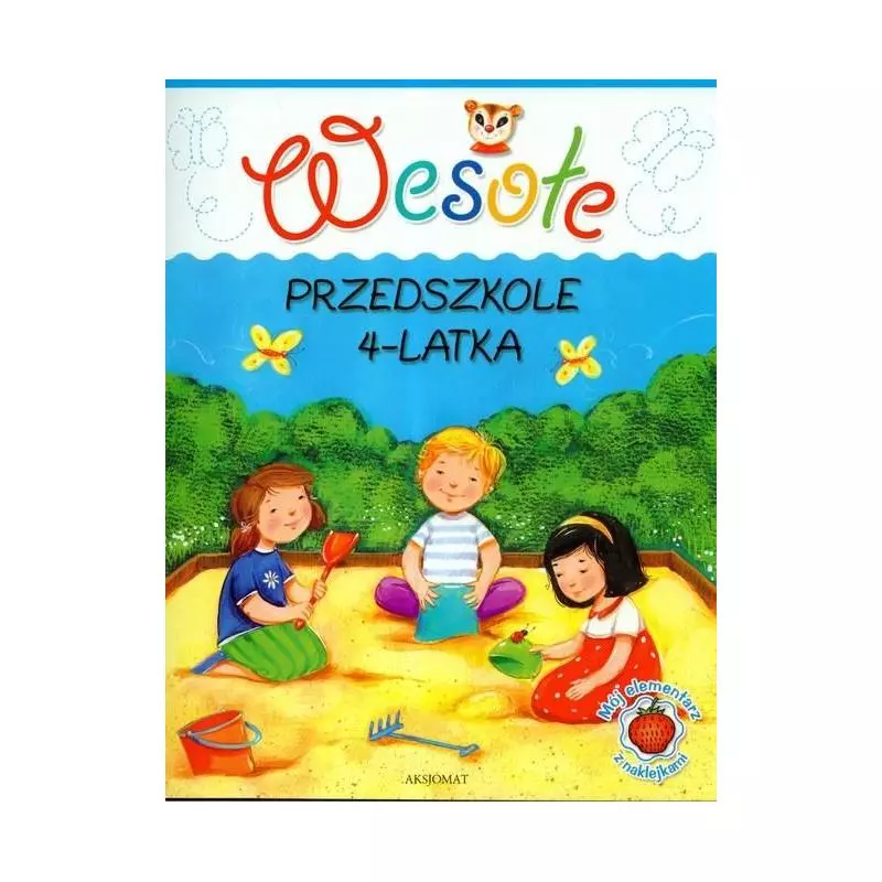 WESOŁE PRZEDSZKOLE 4-LATKA MÓJ ELEMENTARZ Z NAKLEJKAMI 