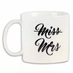 KUBEK PORCELANOWY MISS/MRS 500ML - Panon