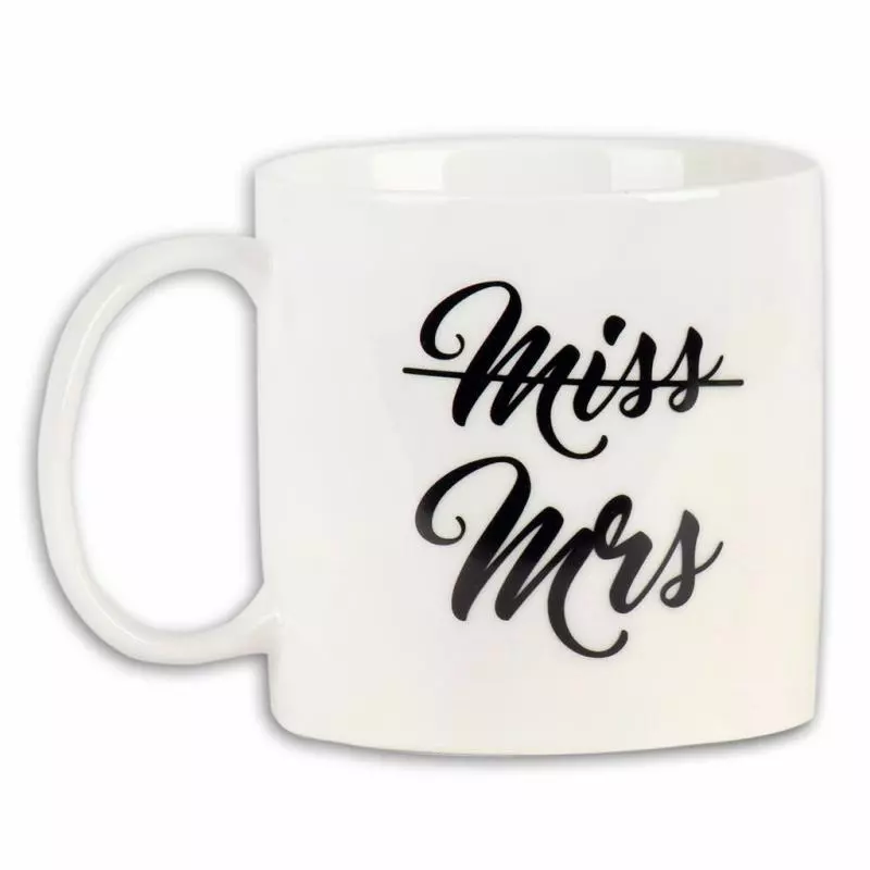 KUBEK PORCELANOWY MISS/MRS 500ML - Panon