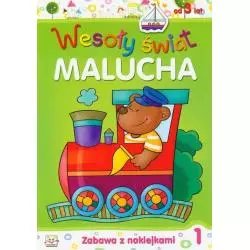 WESOŁY ŚWIAT MALUCHA. ZABAWA Z NAKLEJKAMI.