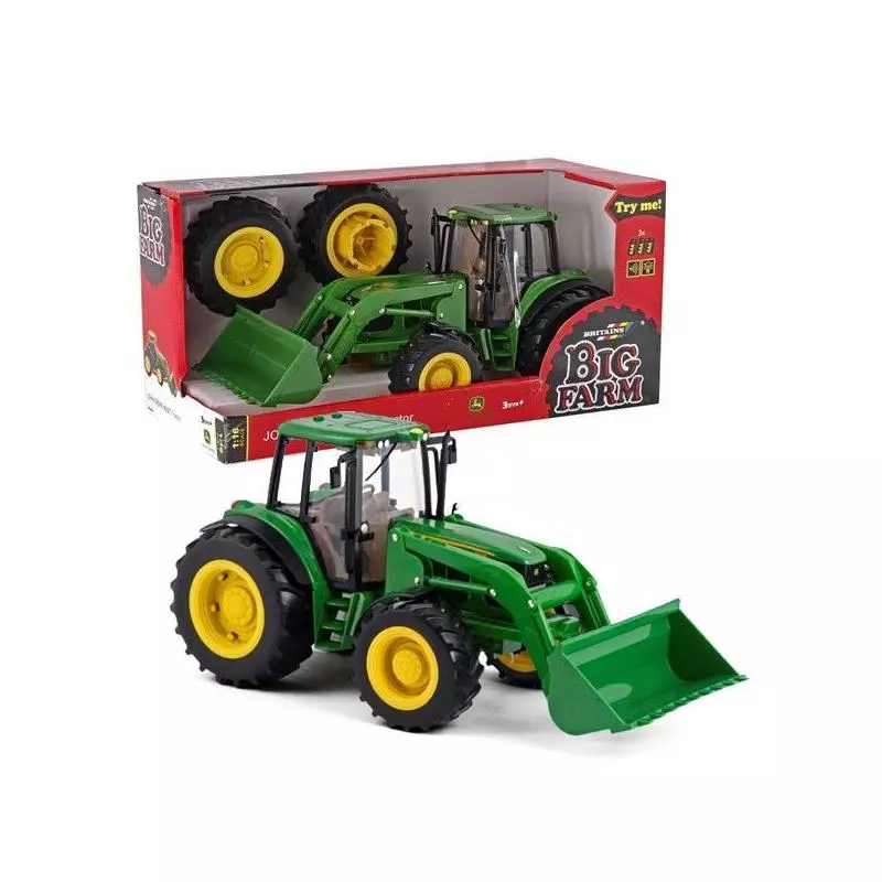 TRAKTOR Z ŁADOWARKĄ JOHN DEER 6830 3+ - Tomy