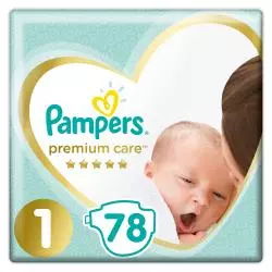 PIELUCHY PAMPERS PREMIUM CARE ROZMIAR 1 78 SZT 2-5KG - Procter & Gamble