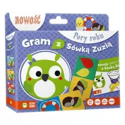 PORY ROKU GRAM Z SÓWKĄ ZUZIĄ KSIĄŻKA + GRA EDUKACYJNA 2+ - Zielona Sowa