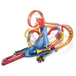 HOT WHEELS TOR UCIECZKA Z WULKANU + AUTKO 5+ - Mattel