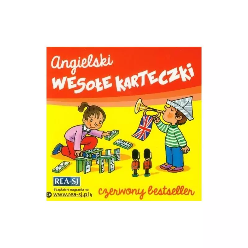 ANGIELSKI - WESOŁE KARTECZKI. CZERWONY BESTSELLER 