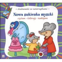 NOWA SUKIENKA MYSZKI - CZYTAM, KOLORUJĘ, NAKLEJAM Bator Agnieszka