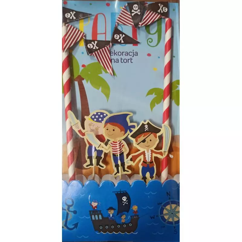 DEKORACJA NA TORT PIRAT