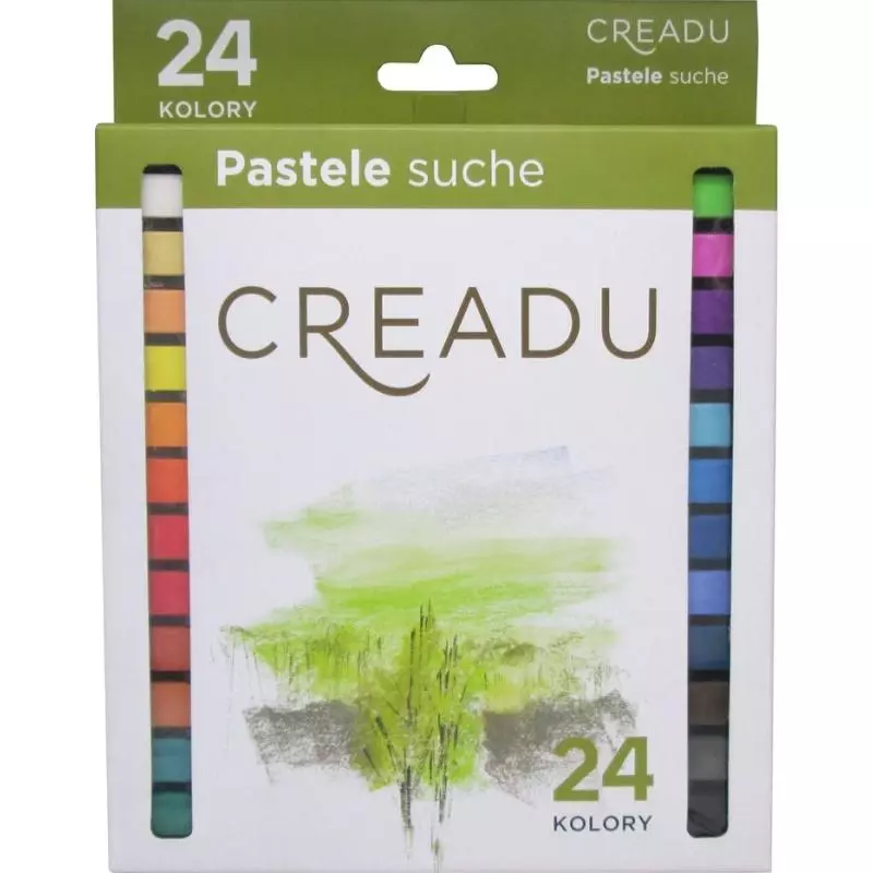 PASTELE SUCHE 24 KOLORY CREADU - Panon