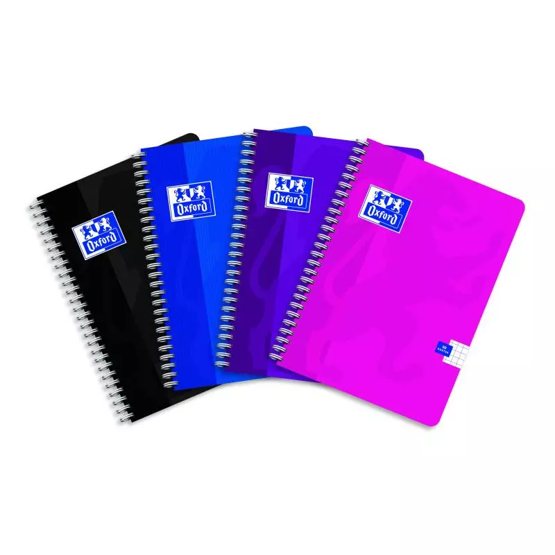 KOŁOZESZYT W KRATKĘ 50 KARTEK A4 OXFORD FIOLETOWY - Hamelin KOŁOZESZYT W KRATKĘ 50 KARTEK A4 OXFORD FIOLETOWY - Hamelin