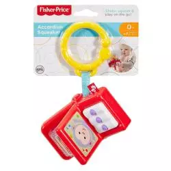 AKORDEONIK GRZECHOTKA PISZCZAŁKA FISHER PRICE 0M+ - Mattel