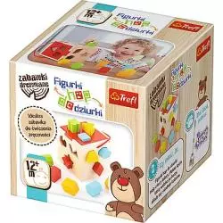 FIGURKI HOP DO DZIURKI SORTER DREWNIANY12M+ - Trefl