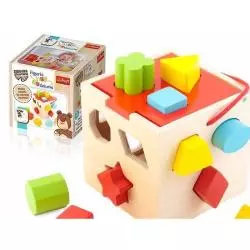 FIGURKI HOP DO DZIURKI SORTER DREWNIANY12M+ - Trefl