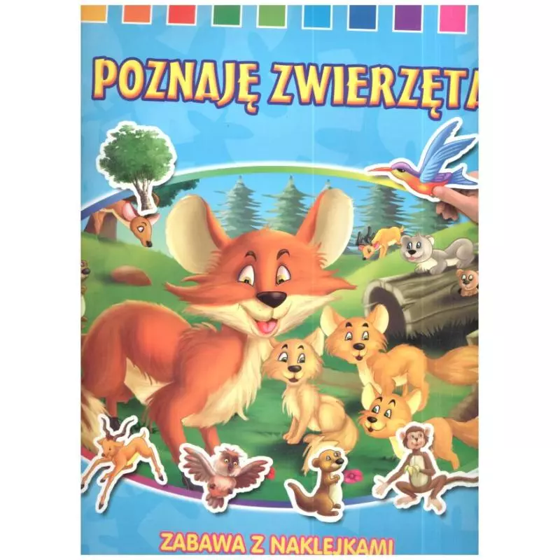 POZNAJĘ ZWIERZĘTA ZABAWA Z NAKLEJKAMI