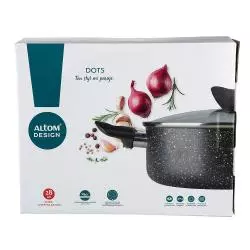 GARNEK ALUMINIOWY Z POKRYWKĄ 6,9L 28 CM ALTOM DOTS - Altom