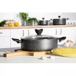 GARNEK ALUMINIOWY Z POKRYWKĄ 6,9L 28 CM ALTOM DOTS - Altom