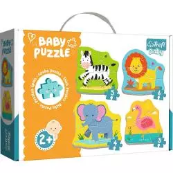 ZWIERZĄTKA NA SAFARI BABY PUZZLE 2+ - Trefl