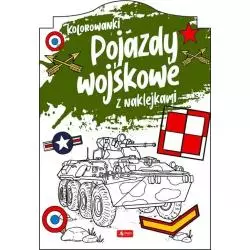 KOLOROWANKI POJAZDY WOJSKOWE Z NAKLEJKAMI