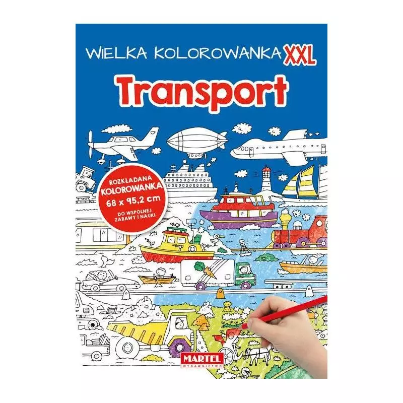 WIELKA KOLOROWANKA XXL TRANSPORT