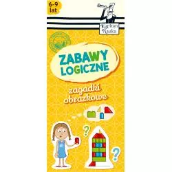 ZABAWY LOGICZNE ZAGADKI OBRAZKOWE KAPITAN NAUKA 6-9 LAT - Edgard