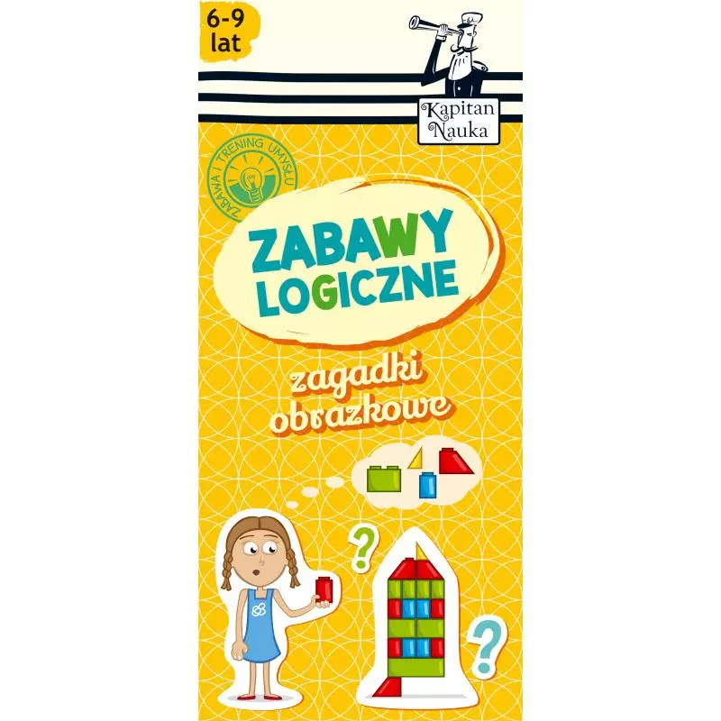 ZABAWY LOGICZNE ZAGADKI OBRAZKOWE KAPITAN NAUKA 6-9 LAT - Edgard