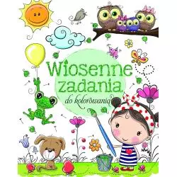 WIOSENNE ZADANIA DO KOLOROWANIA 