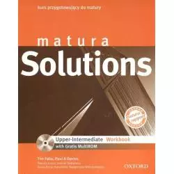 MATURA SOLUTIONS UPPER INTERMEDIATE WORKBOOK Z PŁYTĄ CD - Oxford
