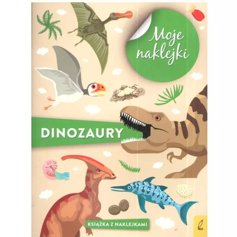 DINOZAURY KSIĄŻKA Z NAKLEJKAMI 