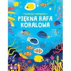 PIĘKNA RAFA KORALOWA OZDABIAM NAKLEJKAMI 