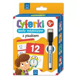 CYFERKI KARTY EDUKACYJNE Z PISAKIEM 5+ - Aksjomat