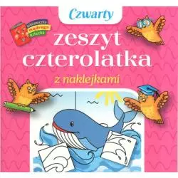ZESZYT CZTEROLATKA Z NAKLEJKAMI 