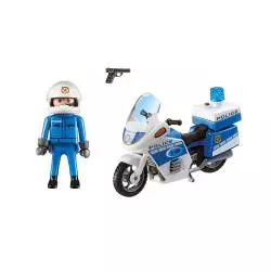 MOTOR POLICYJNY ZE ŚWIATŁEM LED PLAYMOBIL CITY ACTION 6923 - Playmobil