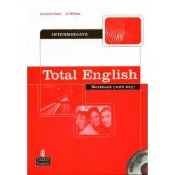 TOTAL ENGLISH INTERMEDIATE WORK BOOK + CD-ROM. ĆWICZENIA. Antonia Clare, JJ Wilson - Pearson