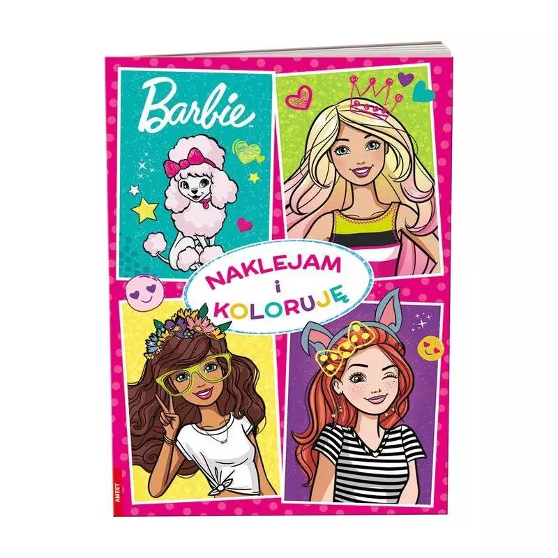 BARBIE NAKLEJAM I KOLORUJĘ