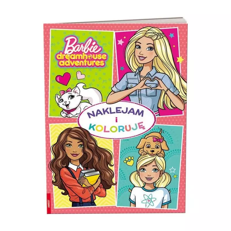 BARBIE NAKLEJAM I KOLORUJĘ 