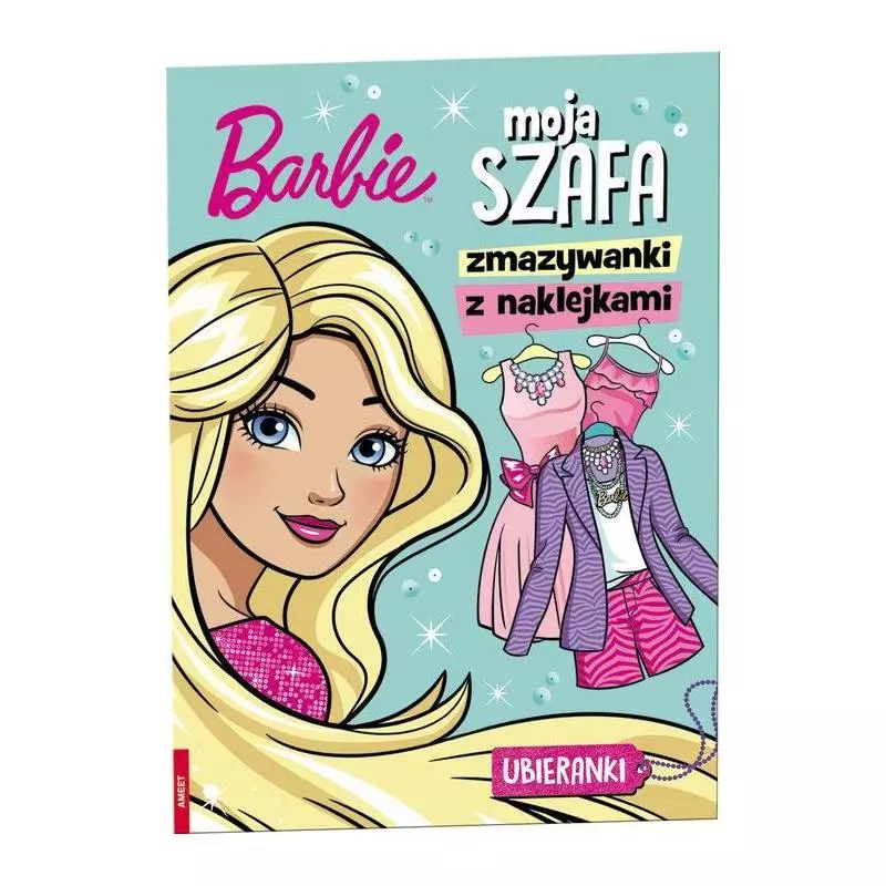 BARBIE MOJA SZAFA ZMAZYWANKI Z NAKLEJKAMI 