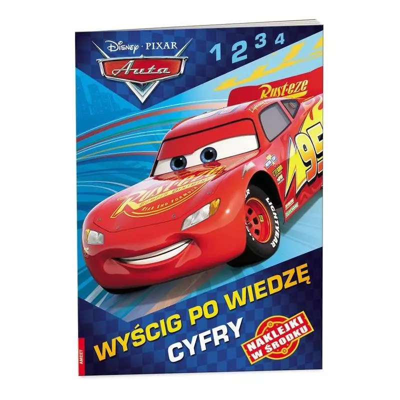 DISNEY AUTA WYŚCIG PO WIEDZĘ CYFR